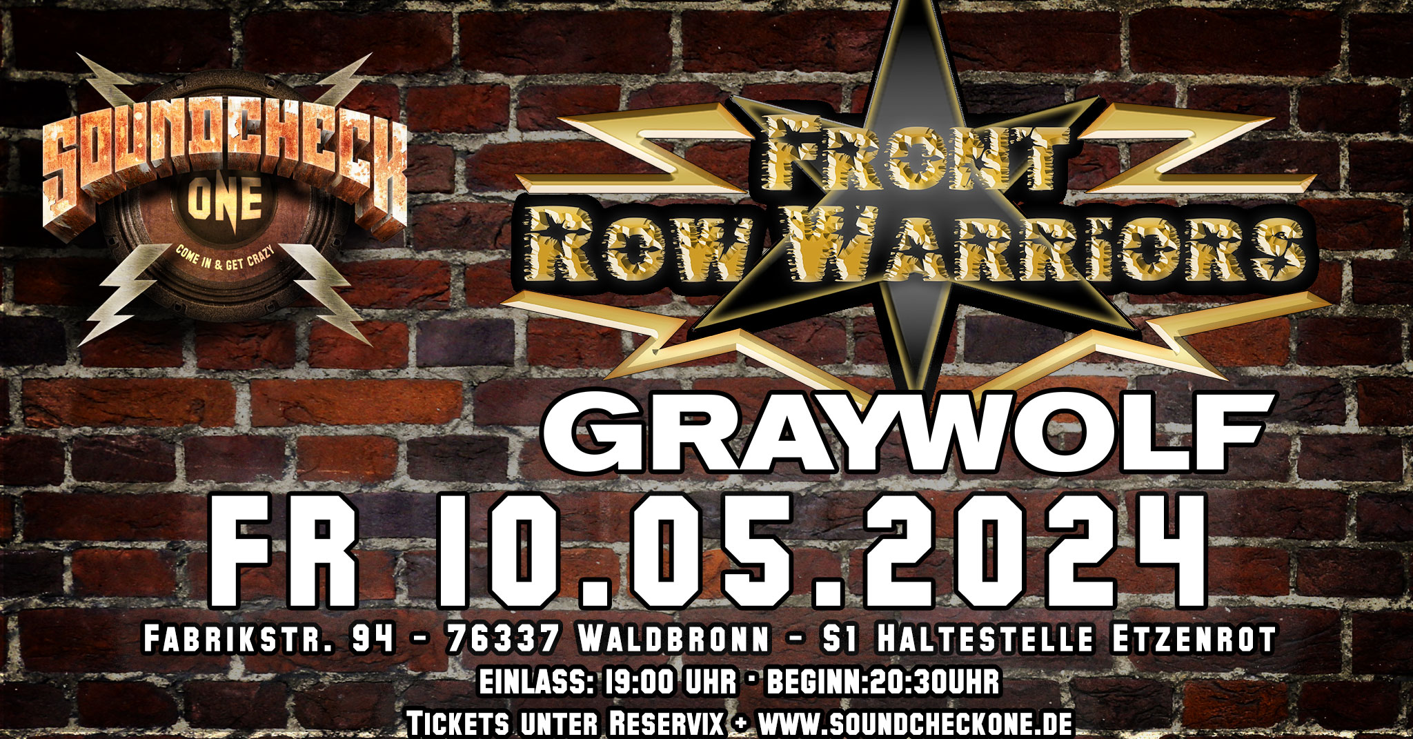 Front Row Warriors + Graywolf