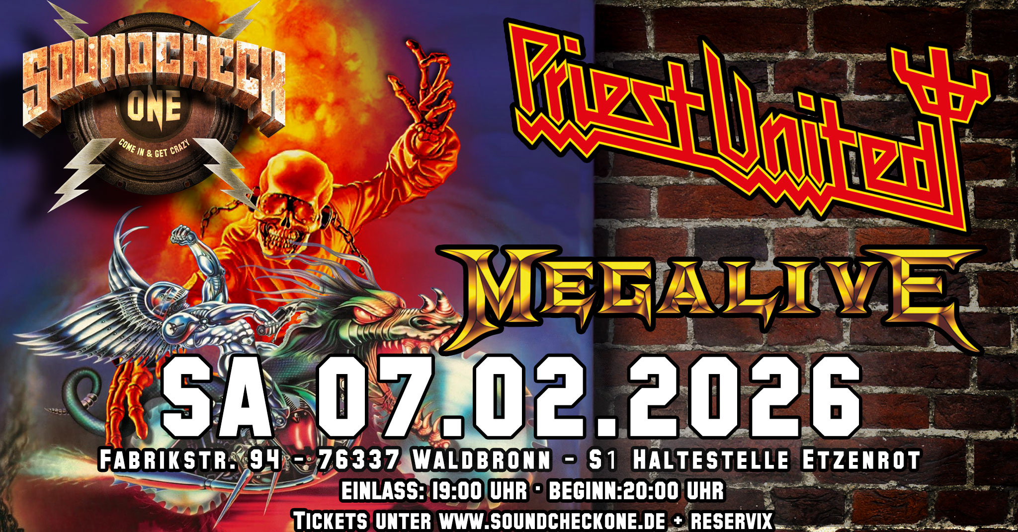 Priest United & Megalive – A Tribute to Metal Legends