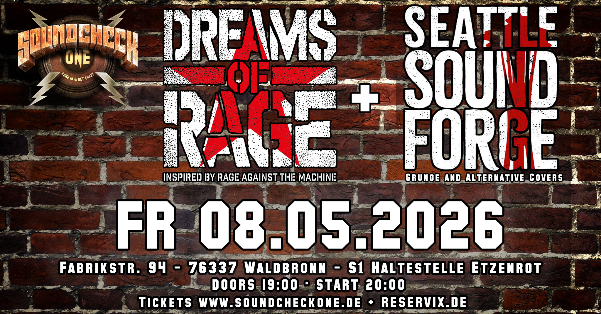 Dreams of Rage (Rage Against The Machine Tribute) &  Seattle Sound Forge (90s Grunge Cover)