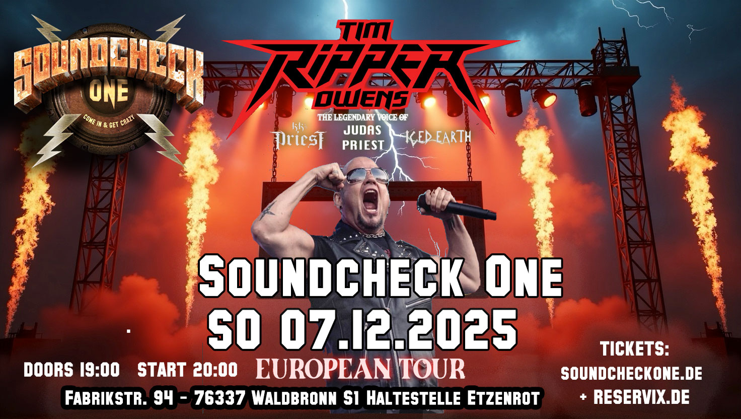 Tim Ripper Owens (ex- Judas Priest, Iced Earth, Malmsteen)
