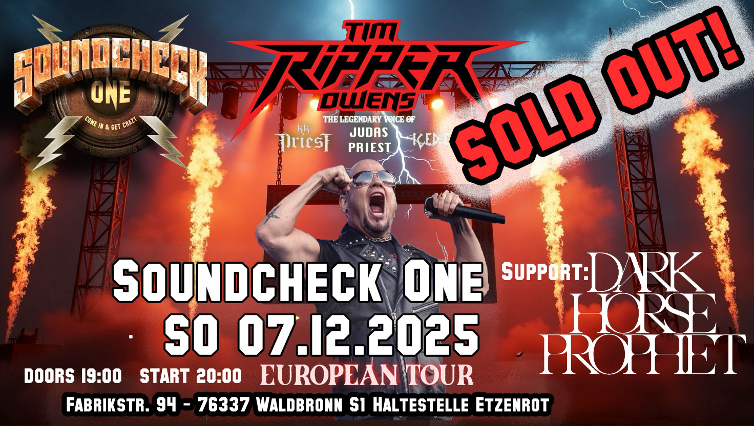 Tim Ripper Owens (ex- Judas Priest, Iced Earth, Malmsteen)