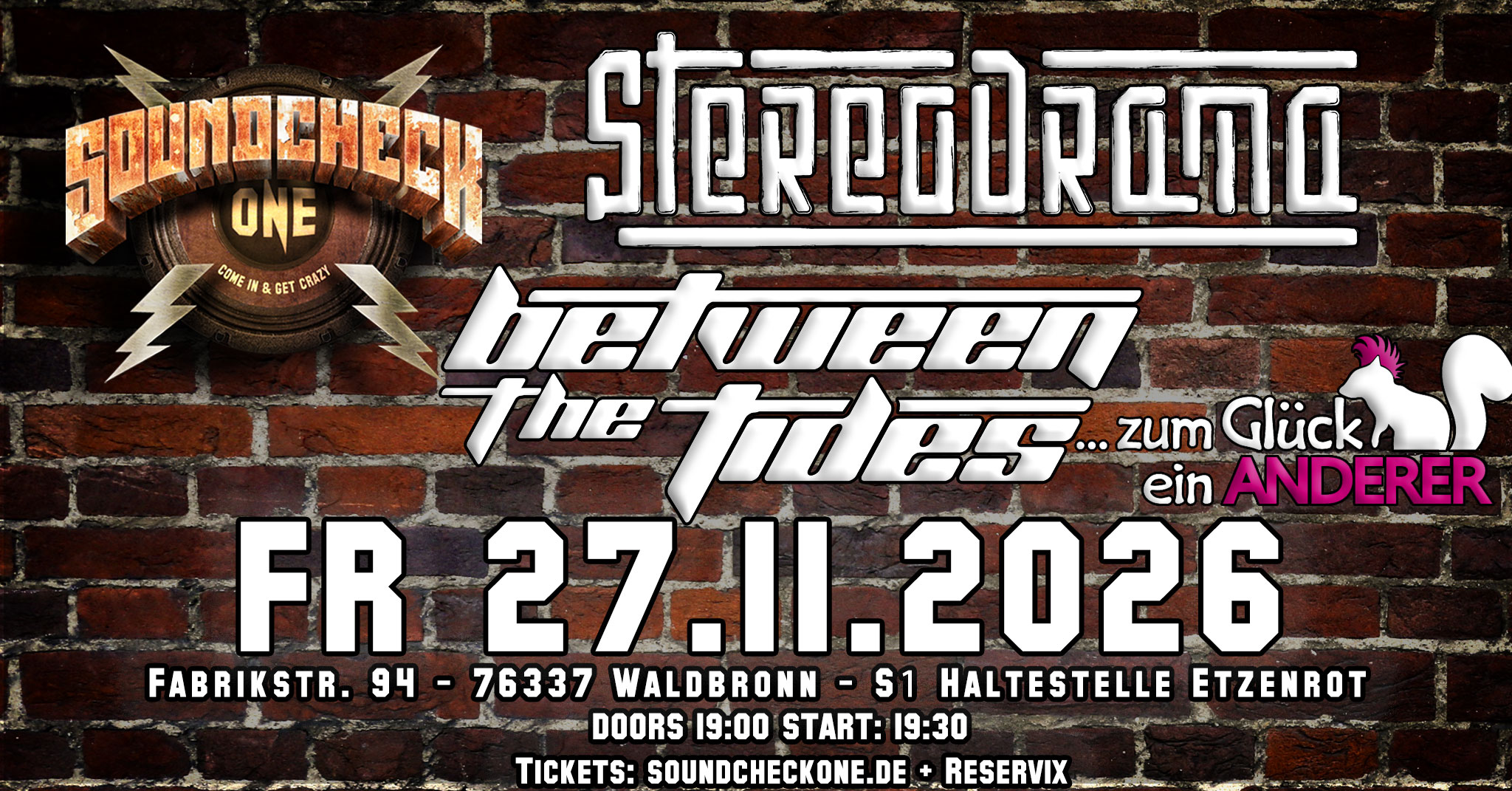 StereoDrama - between the tides - zum Glück ein Anderer